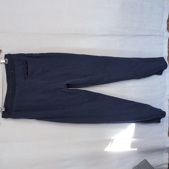 32* Heat Navy Blue Taper Leg Sweatpants Size Medium - Picture 4 of 6